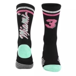 Баскетбольные носки Wade 3 Miami Heat Black
