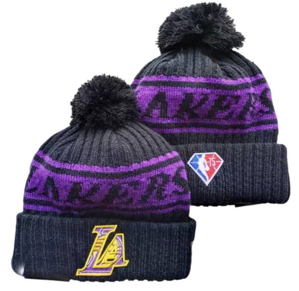 Шапка Los Angeles Lakers NBA New Era Black Purple