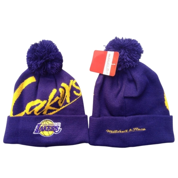 Шапка Los Angeles Lakers Secondary Cuff Knit Mitchell & Ness